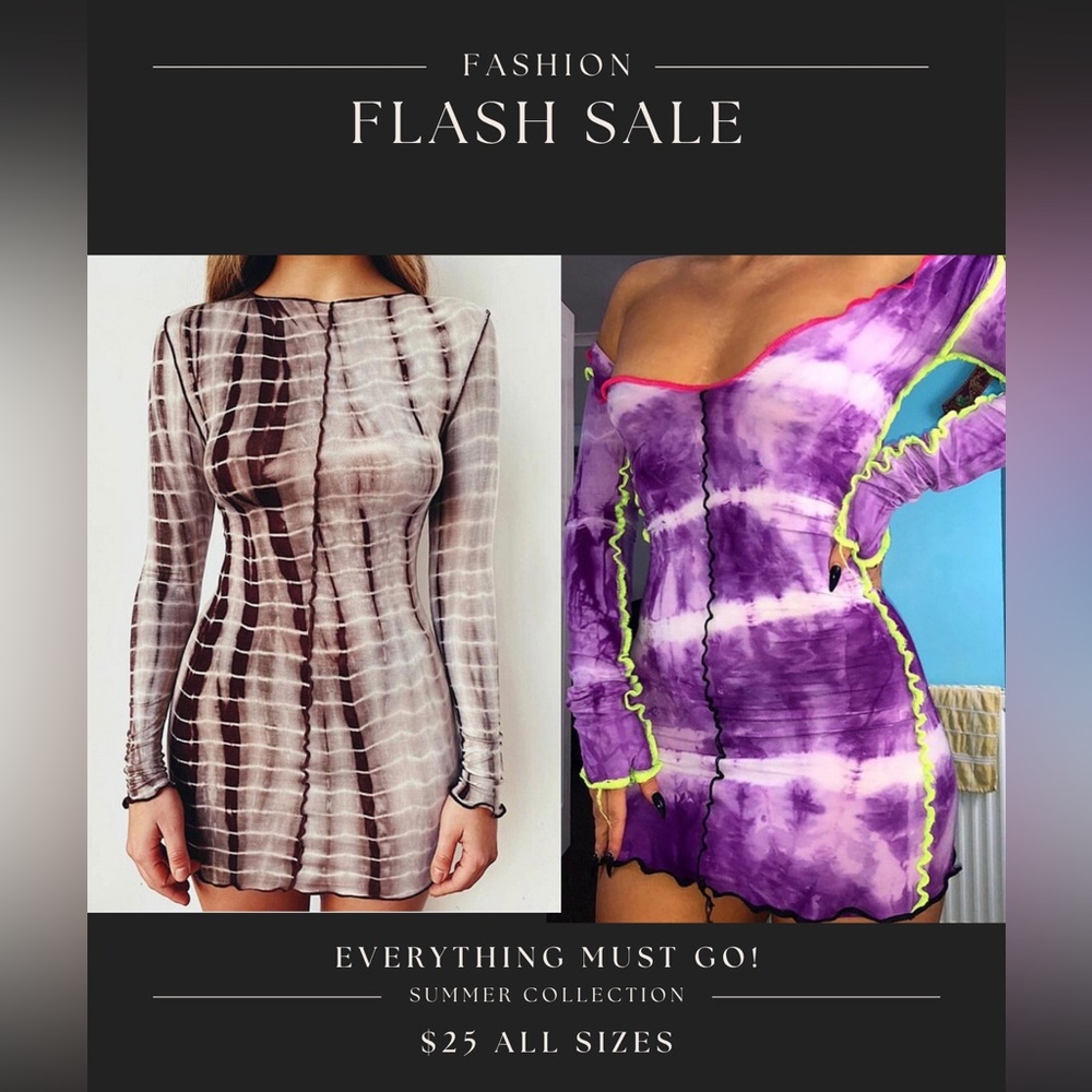 Stylish Tie-Dye Dresses